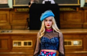 Foto: Das deutsche Jungmodel Melina Weber lief unter anderem für Sparkle by Karen Chan (c) Mihael Vuzem